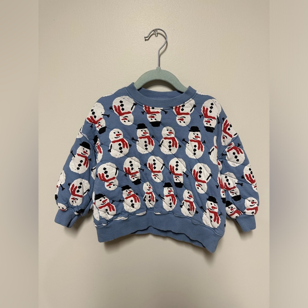 Zara snowman sweater